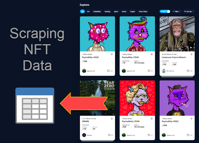 OpenSea Scraping NFT Data